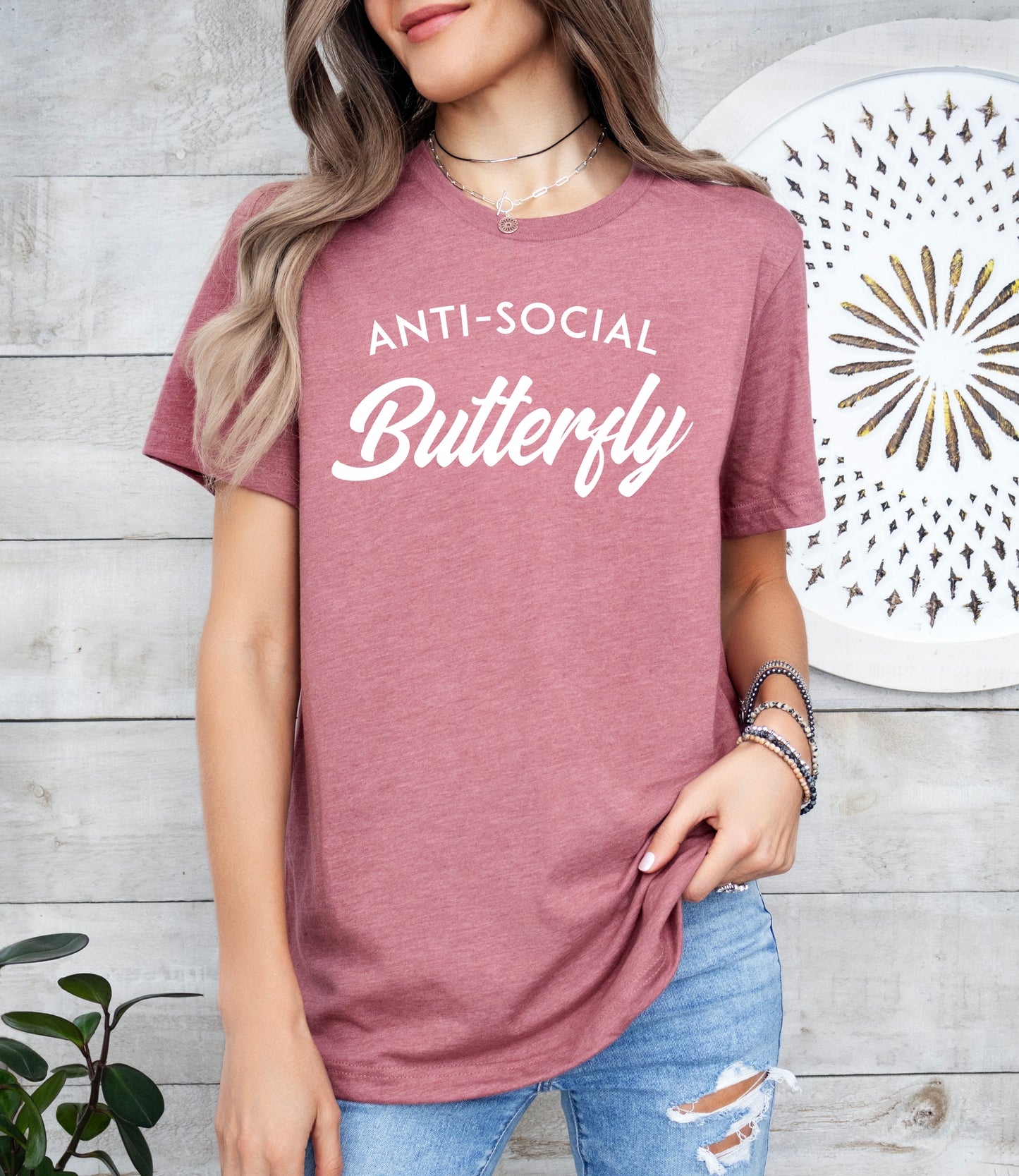 Anti Social Butterfly Shirt | Funny Shirt