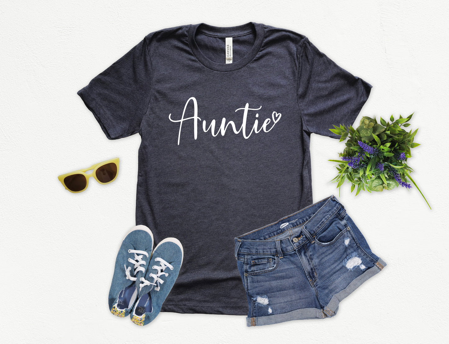 Auntie Shirt | Aunt Shirt Heart