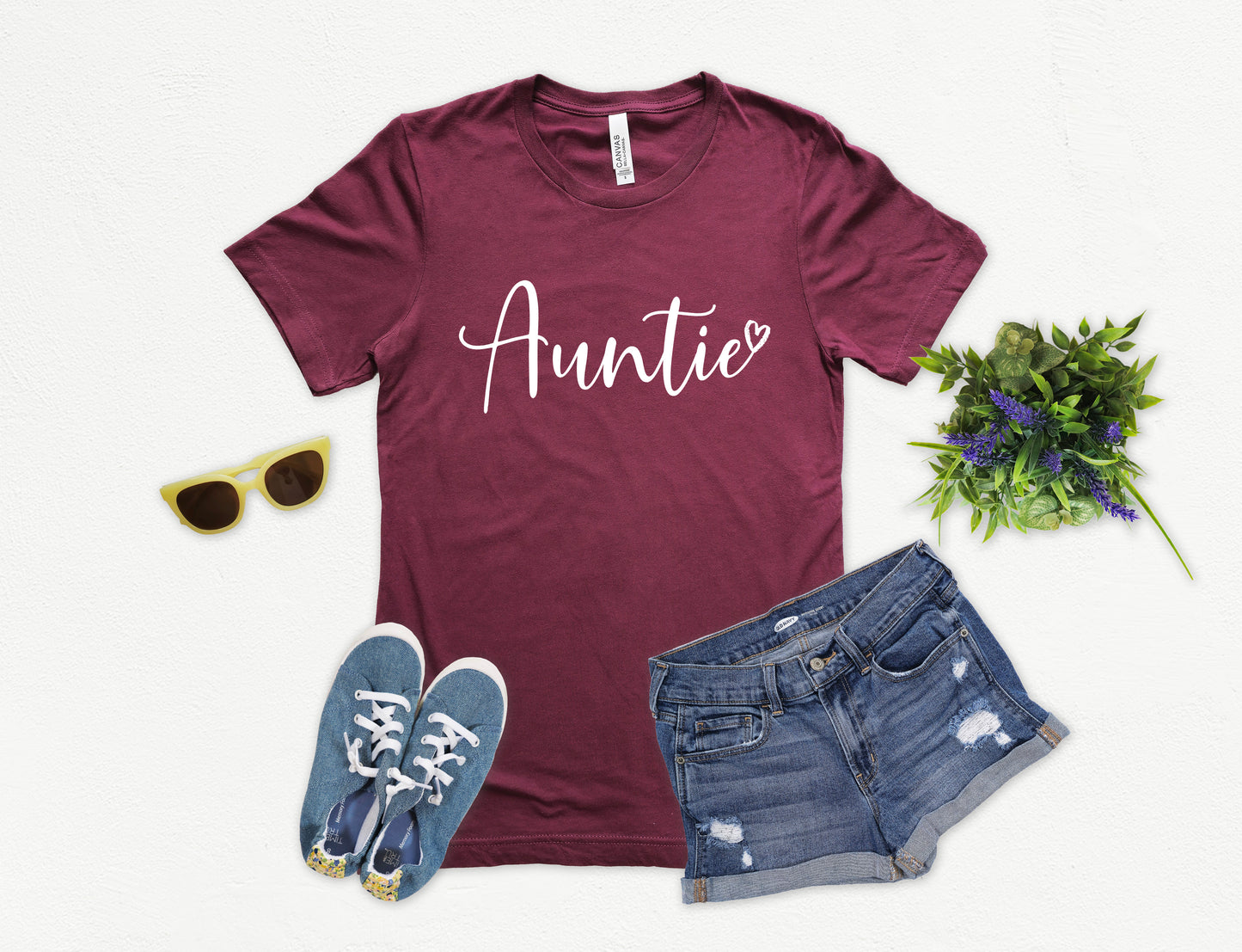 Auntie Shirt | Aunt Shirt Heart