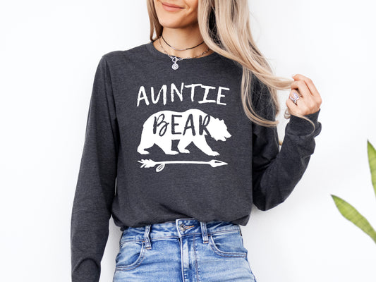 Auntie Bear Long Sleeve Shirt