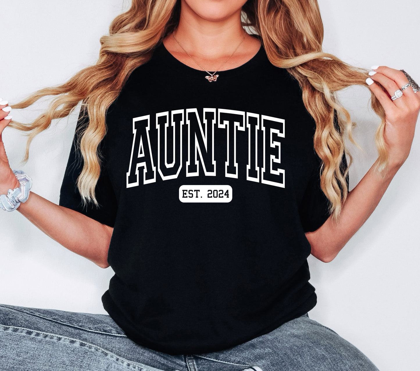 Custom Auntie Shirt University Style | Aunt Shirt