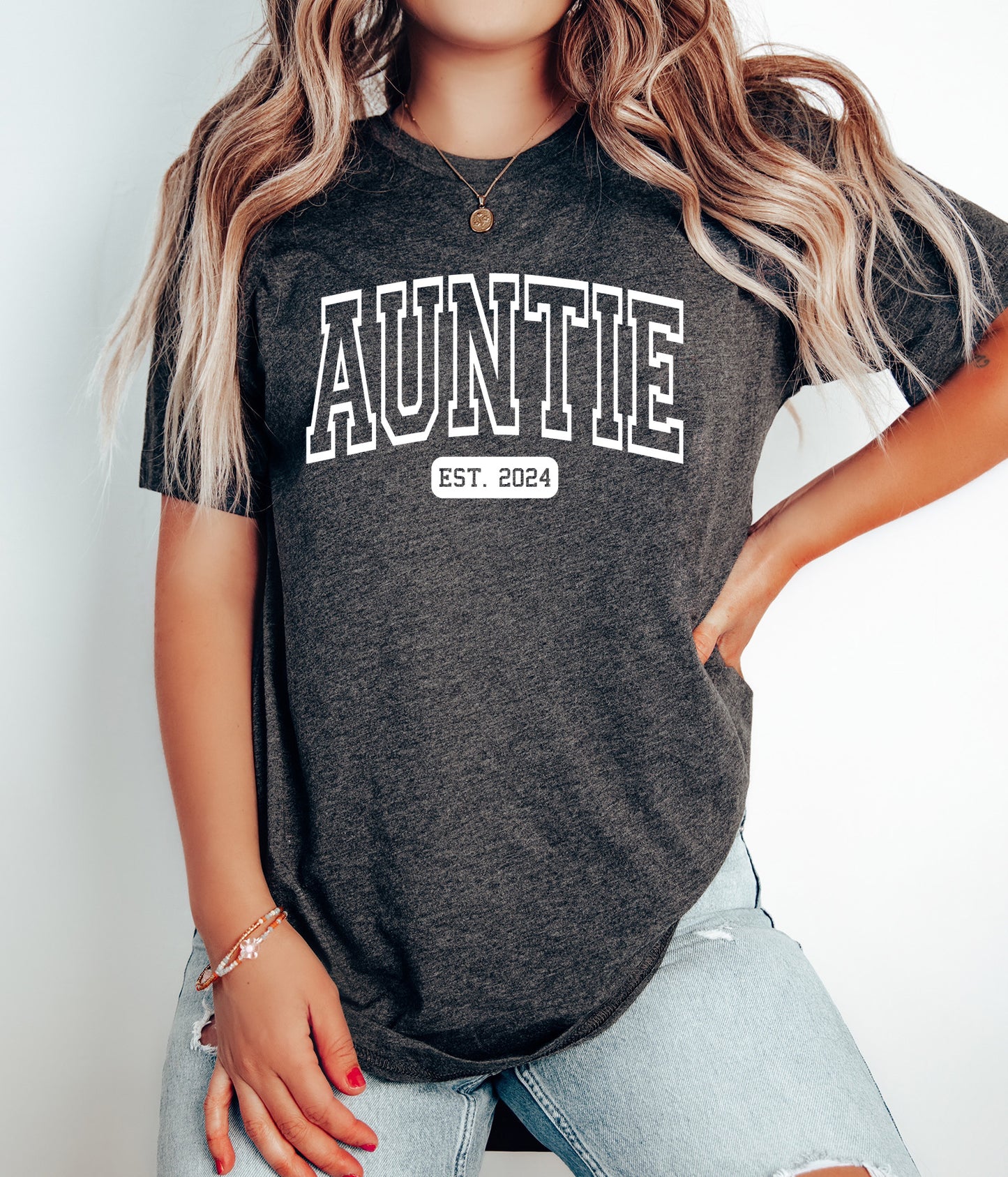 Custom Auntie Shirt University Style | Aunt Shirt