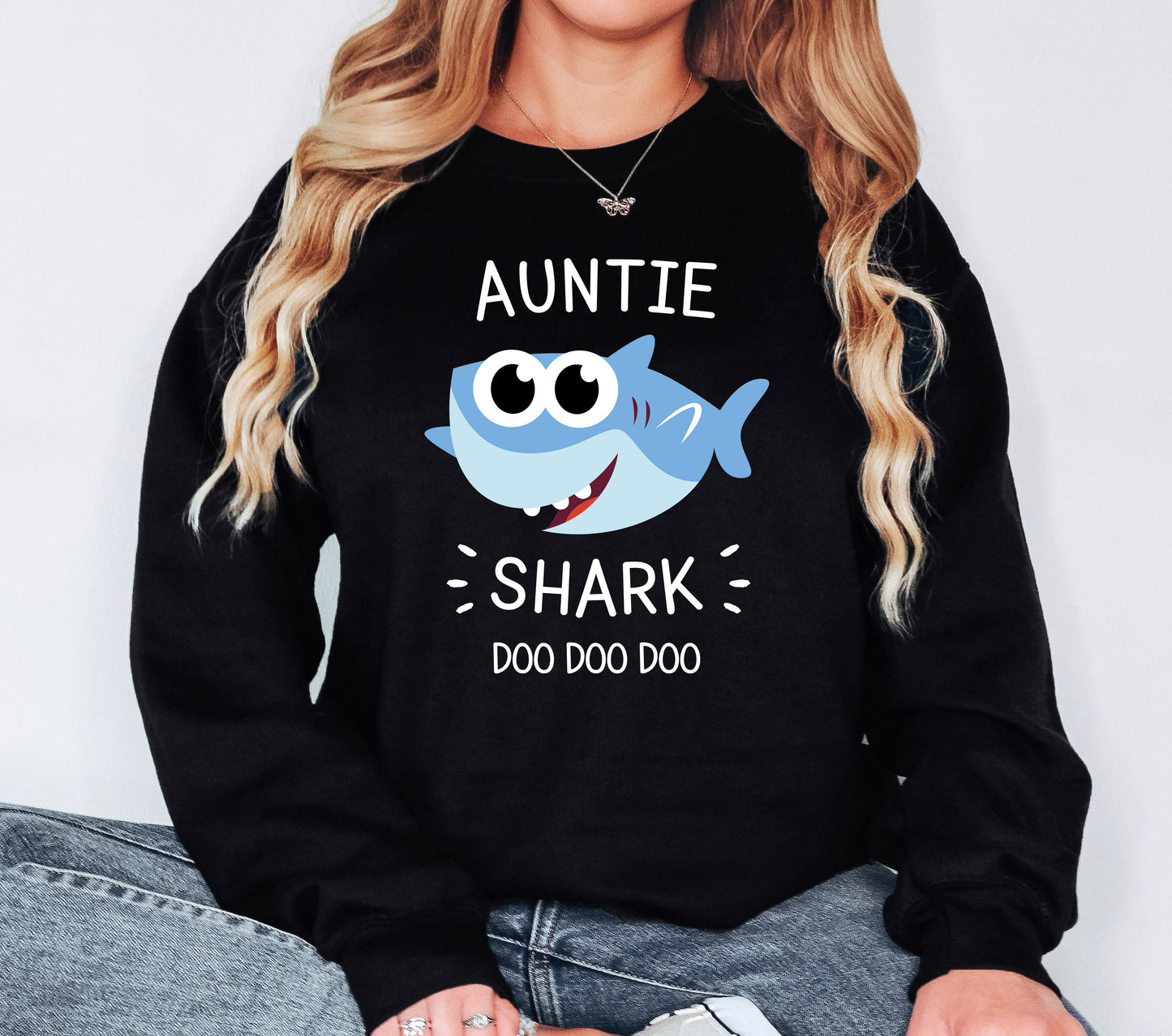 Auntie Shark Sweatshirt | Aunt Sweatshirt