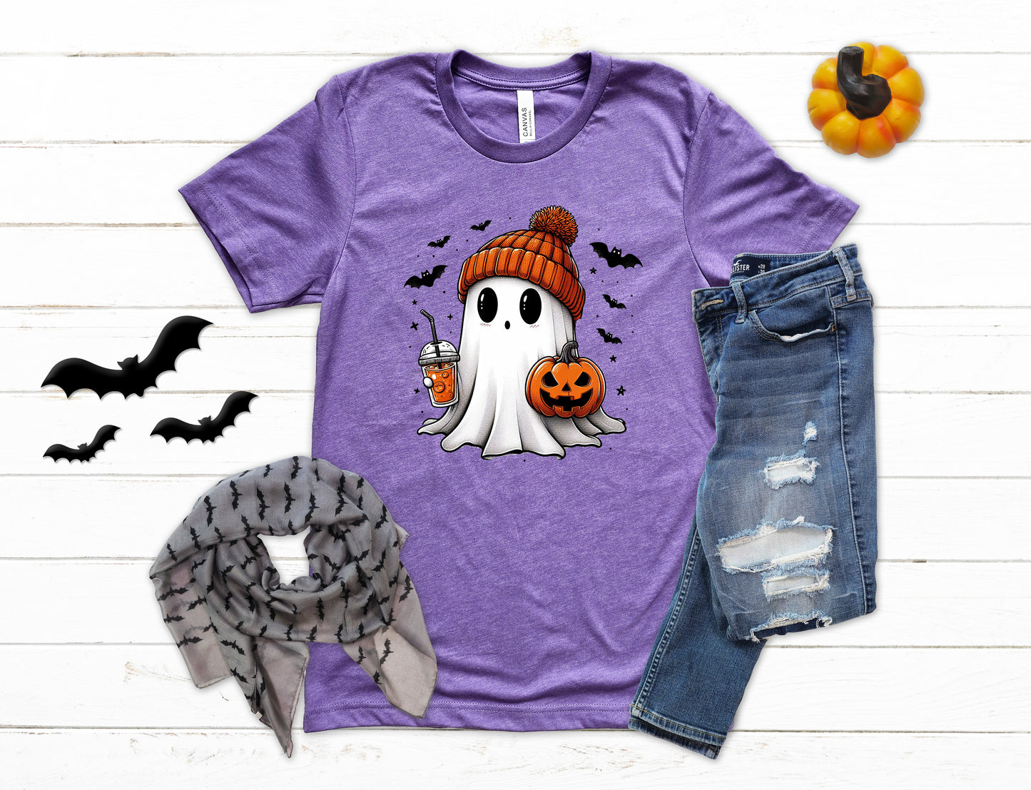 Cute Beanie Ghost Halloween Shirt