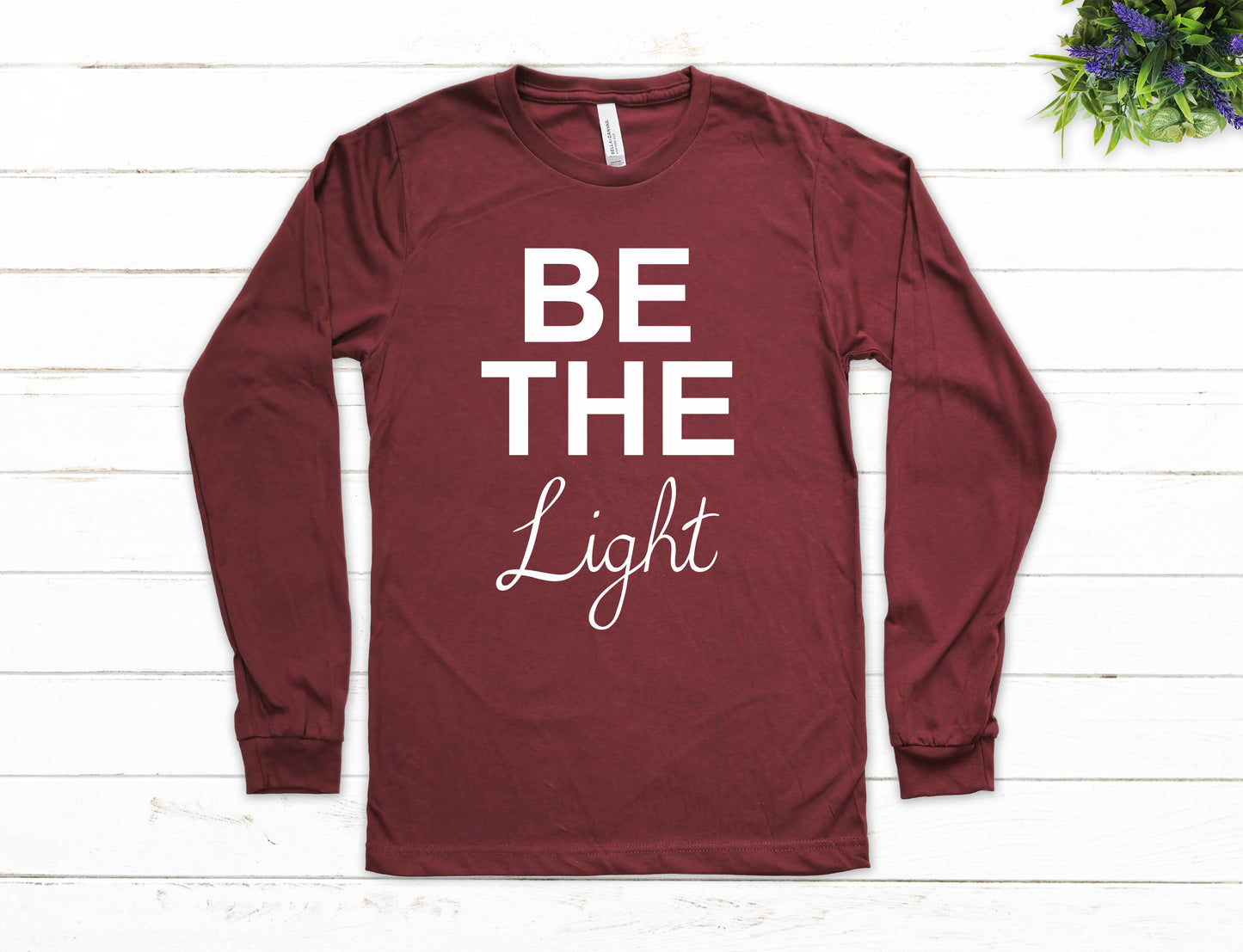 Be The Light Shirt Long Sleeve | Long Sleeve Positive Vibes Shirt