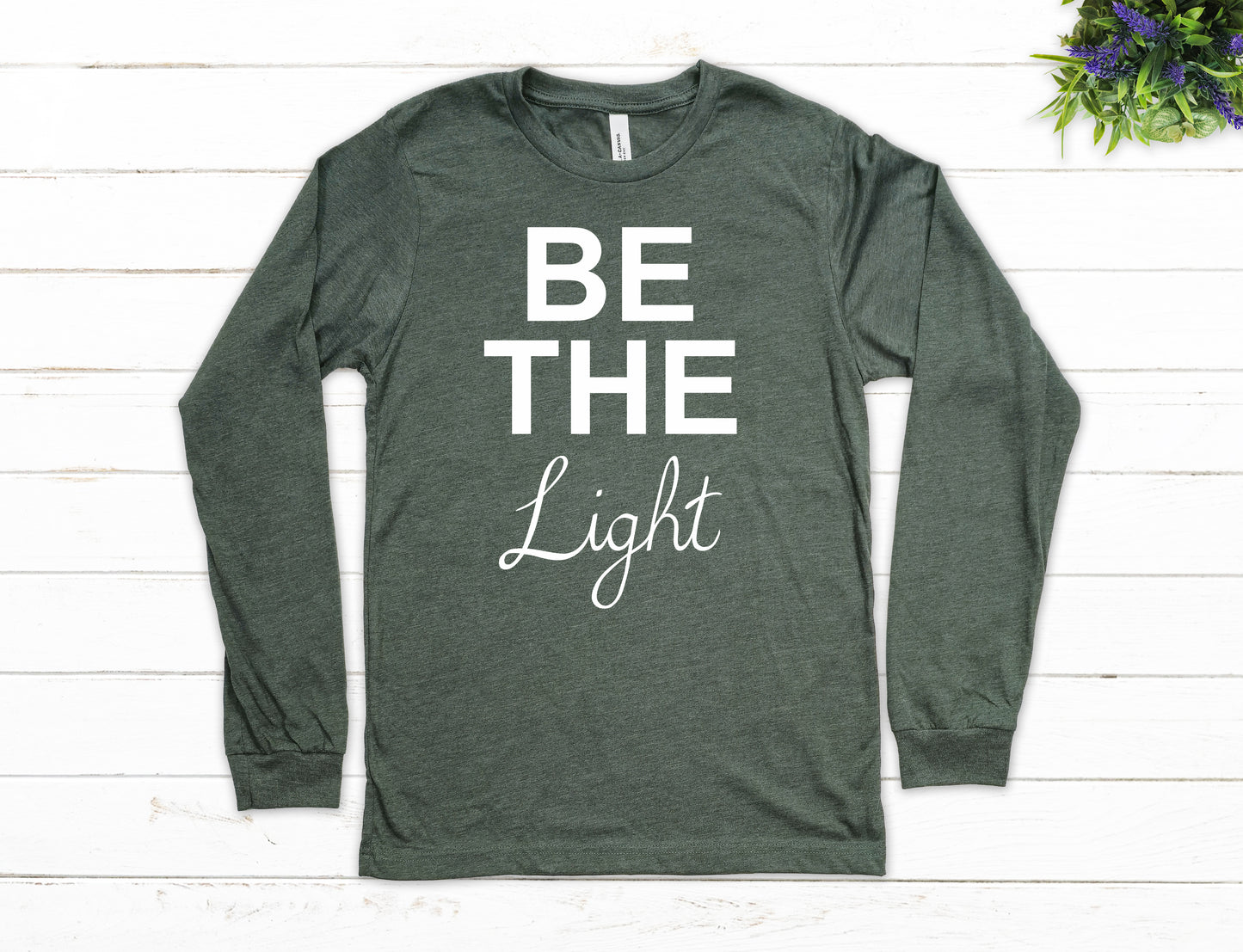 Be The Light Shirt Long Sleeve | Long Sleeve Positive Vibes Shirt