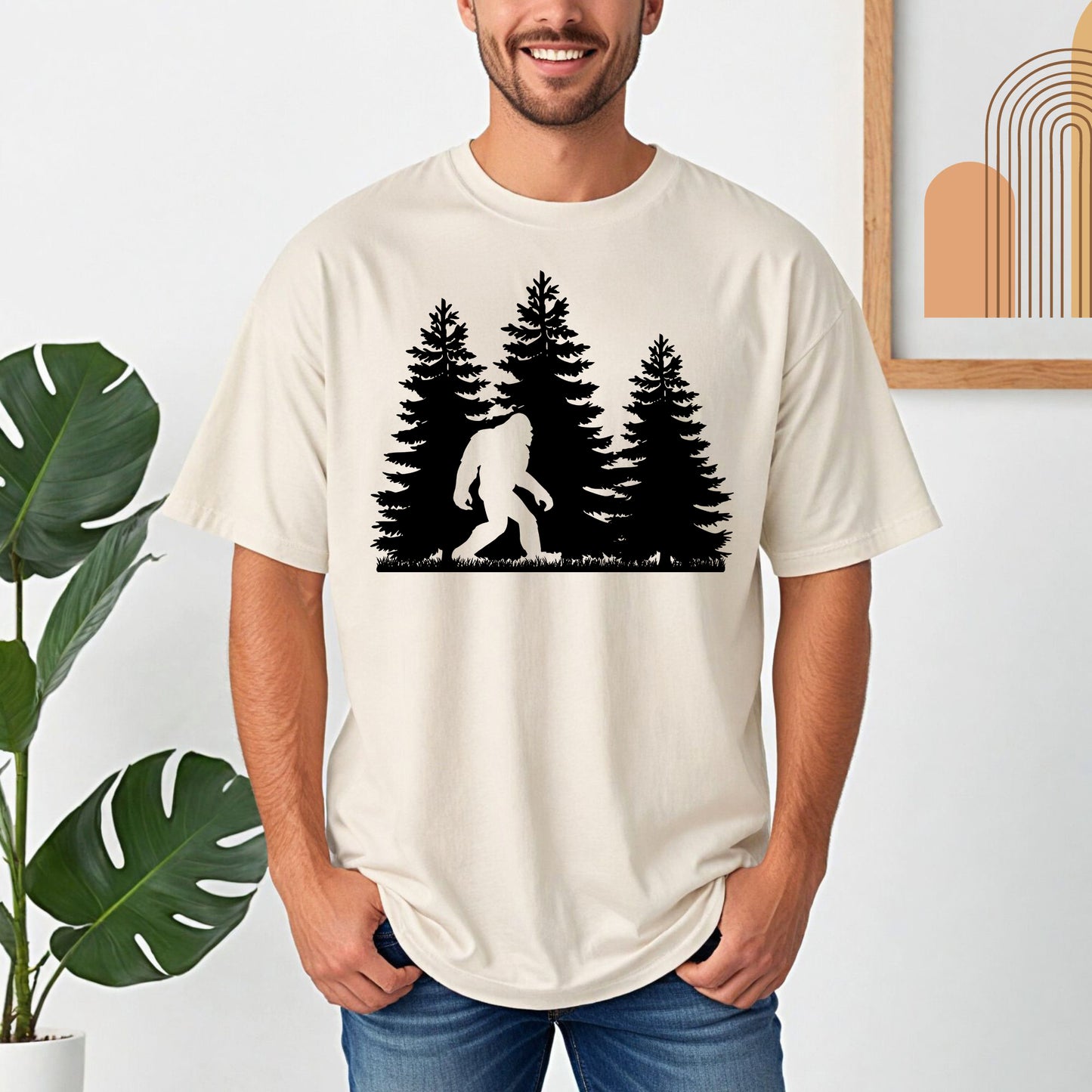 Bigfoot Shirt | Sasquatch Shirt | Comfort Colors Vintage Style Camping Shirt