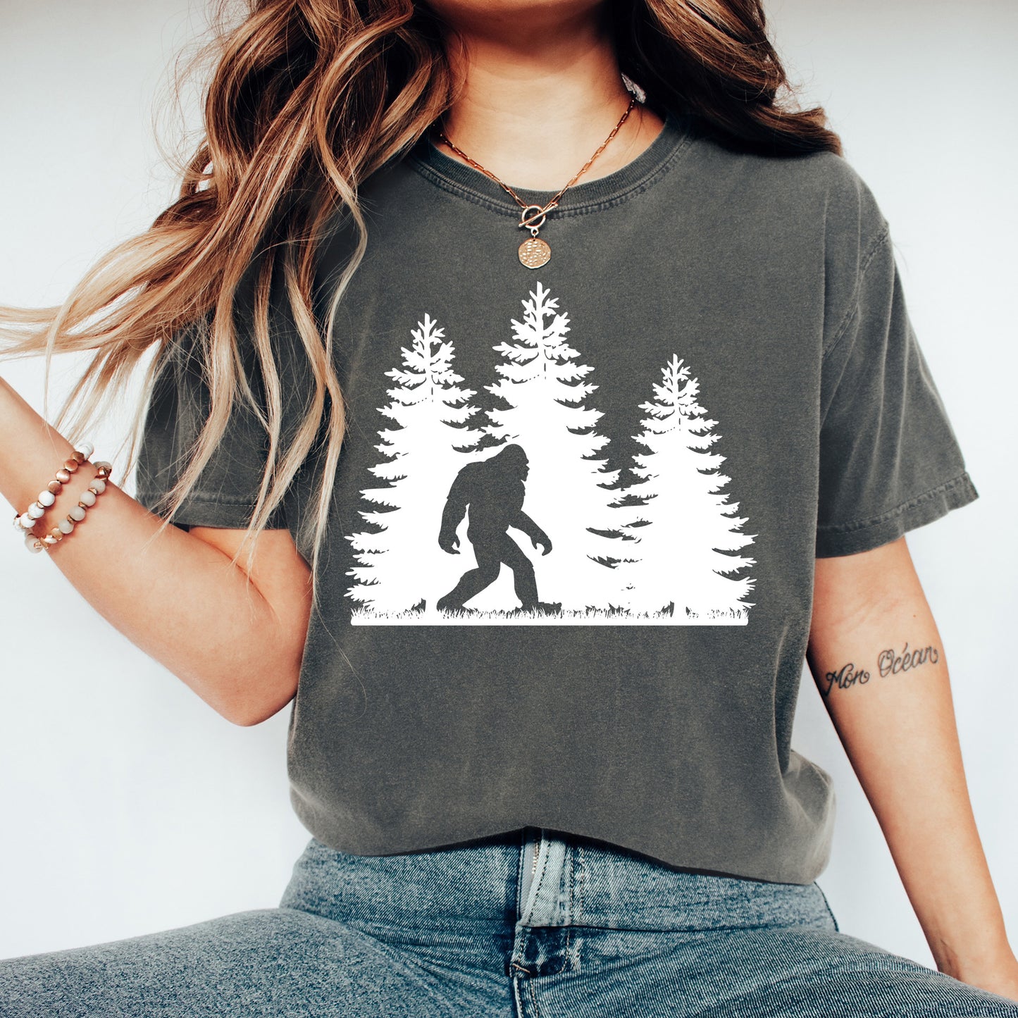 Bigfoot Shirt | Sasquatch Shirt | Comfort Colors Vintage Style Camping Shirt
