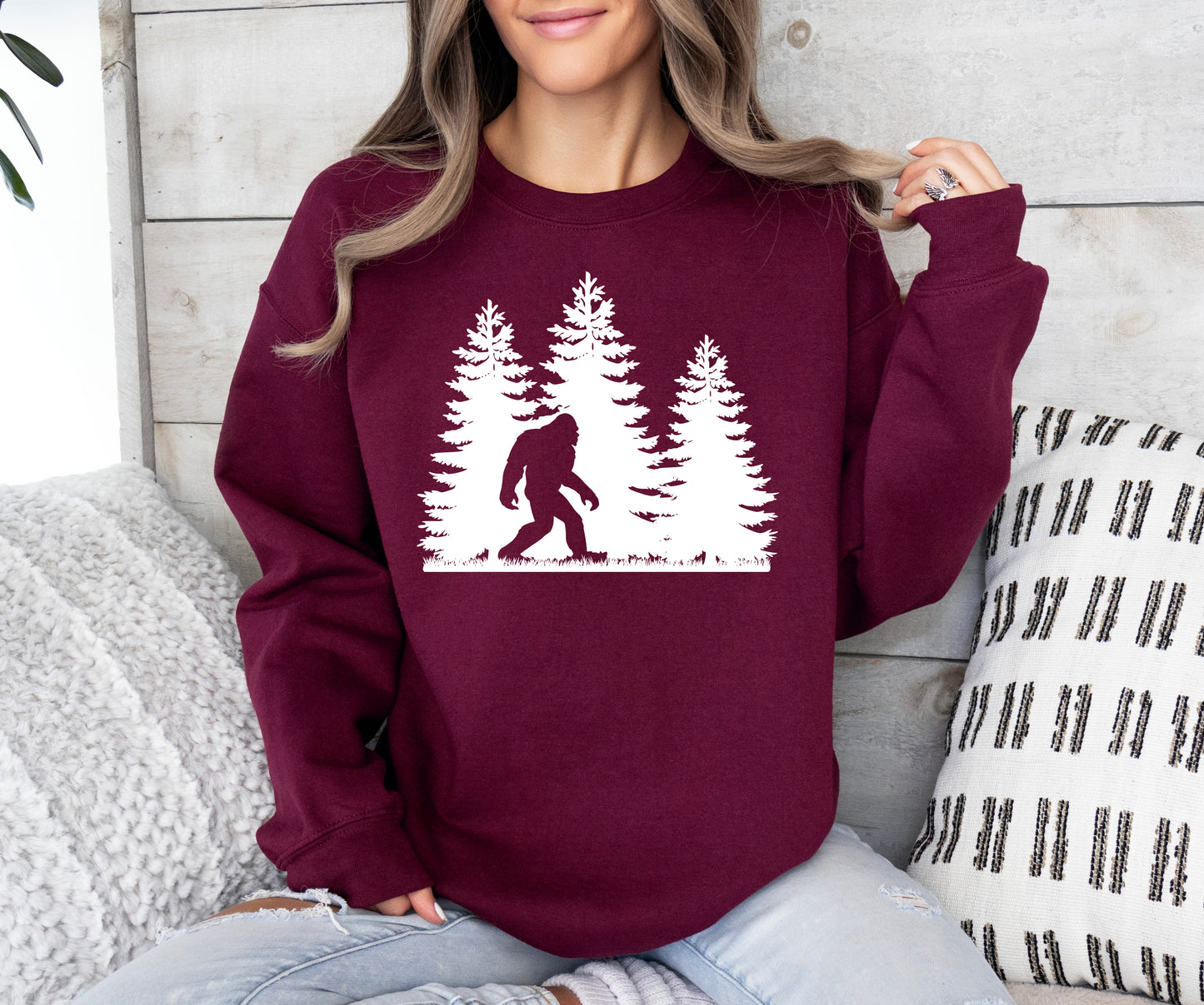 Bigfoot Sweatshirt | Sasquatch Sweatshirt | Camping Sweatshirt