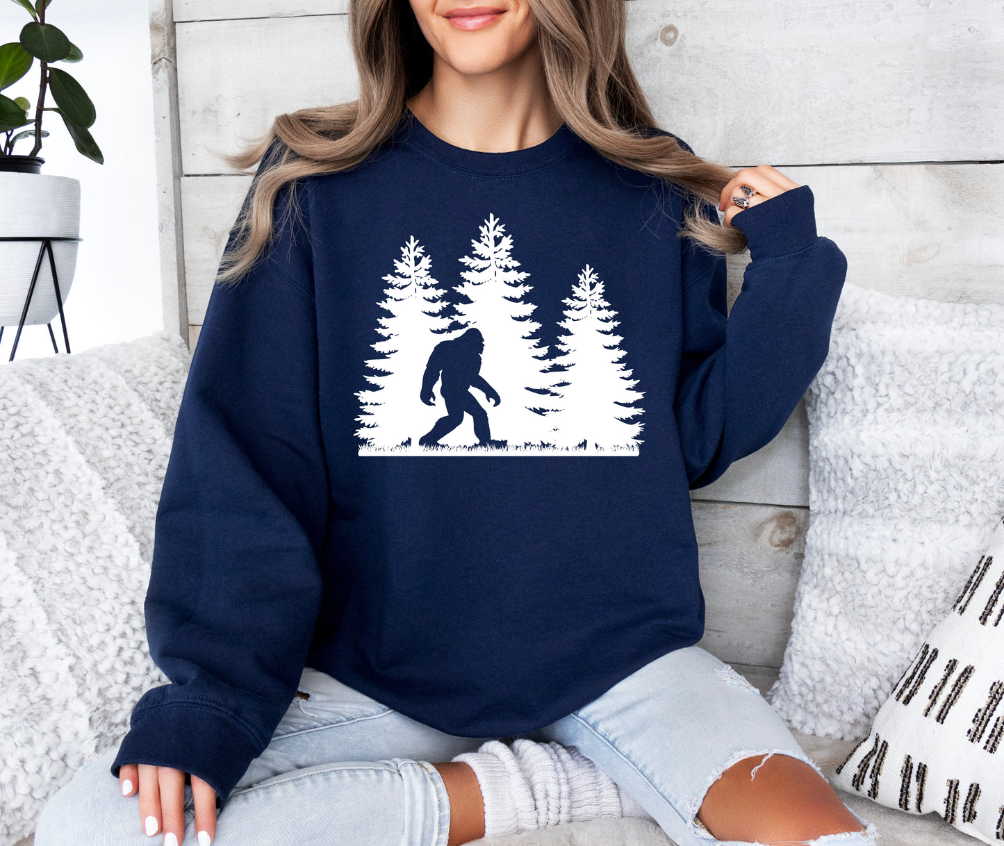 Bigfoot Sweatshirt | Sasquatch Sweatshirt | Camping Sweatshirt