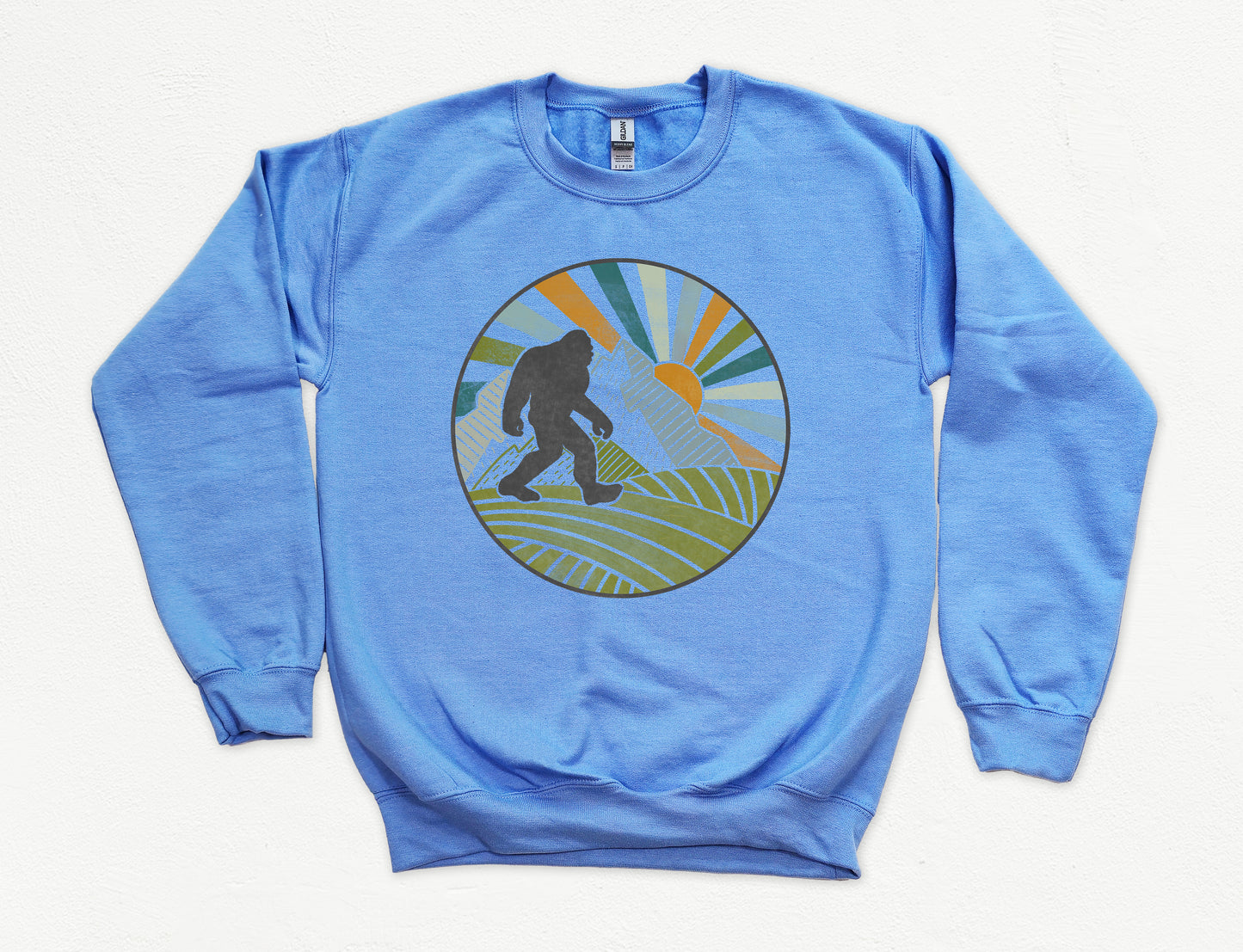 Retro Bigfoot Sweatshirt | Camping Sweatshirt