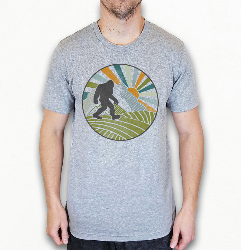 Retro Bigfoot Shirt | Light Garment