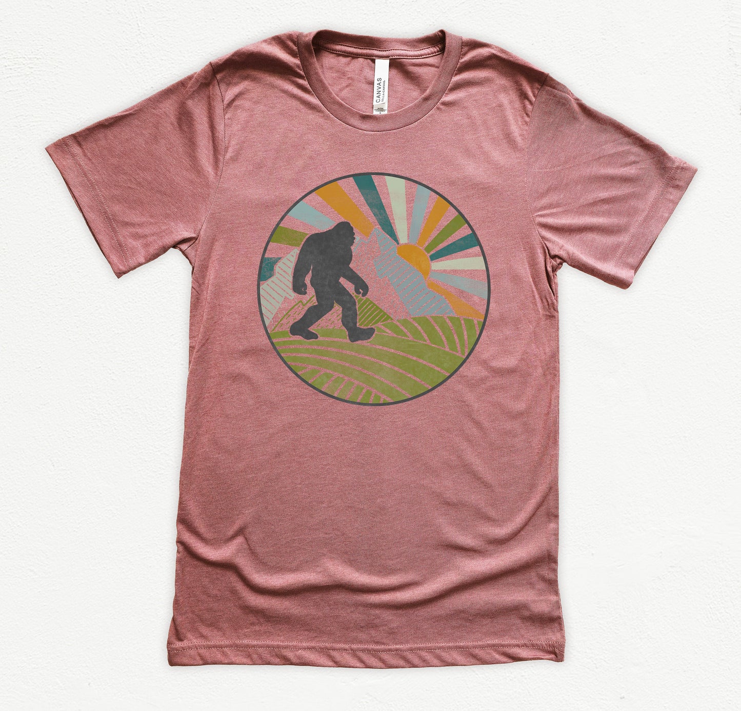 Retro Bigfoot Shirt | Light Garment