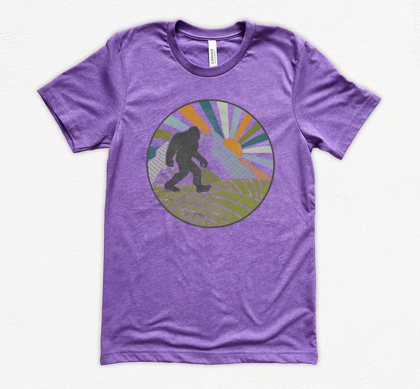 Retro Bigfoot Shirt | Light Garment