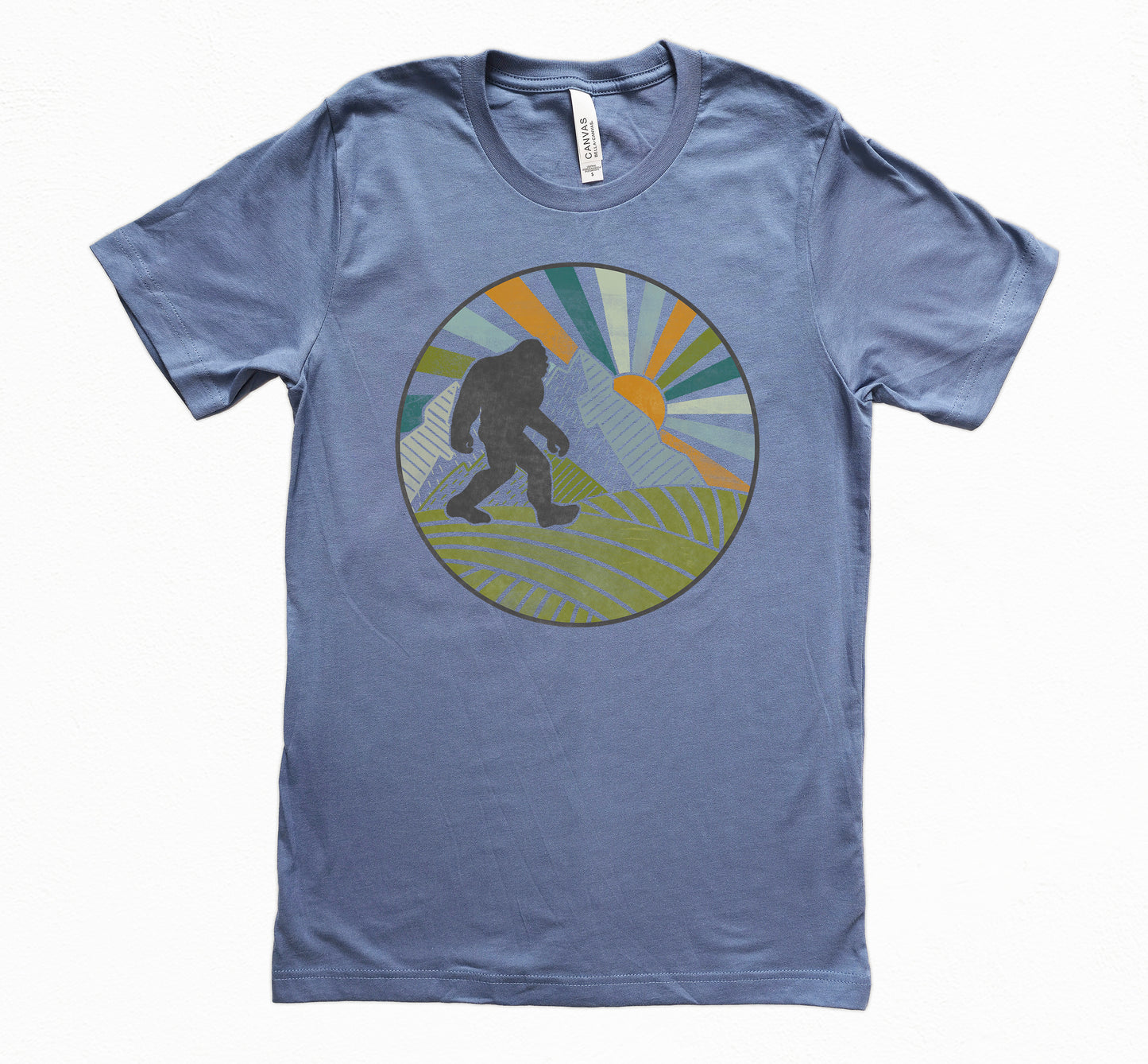 Retro Bigfoot Shirt | Light Garment