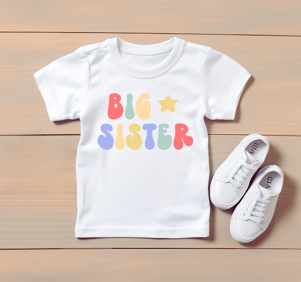 Big Sister Kids Toddler Tee