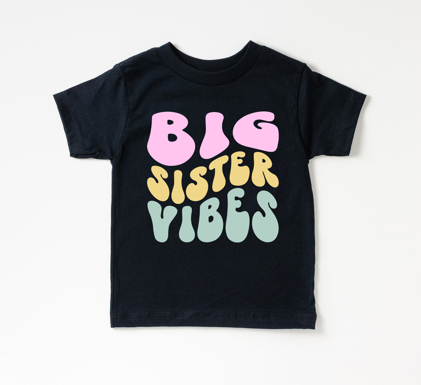 Big Sister Vibes Kids Toddler Tee