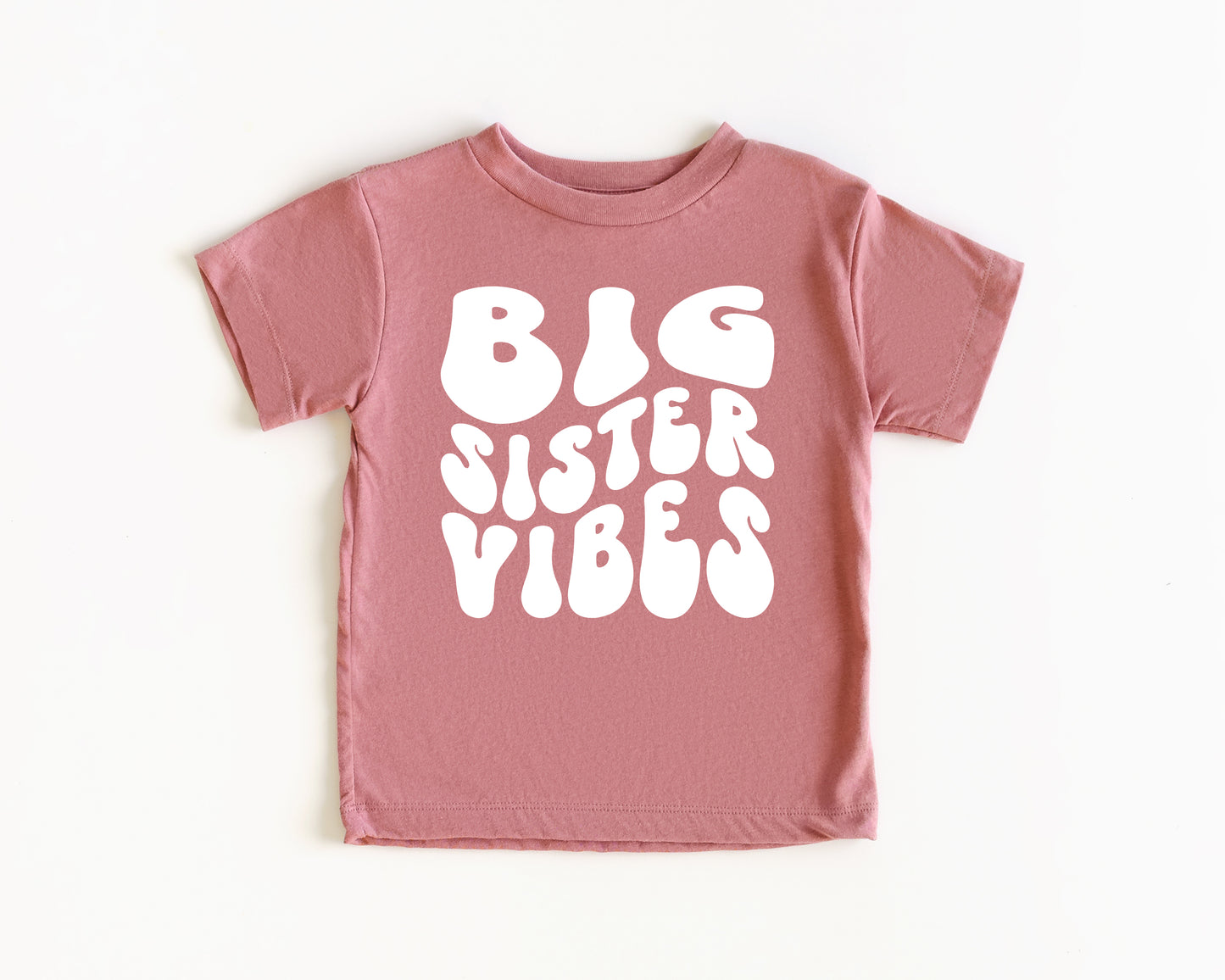 Big Sister Vibes Kids Toddler Tee