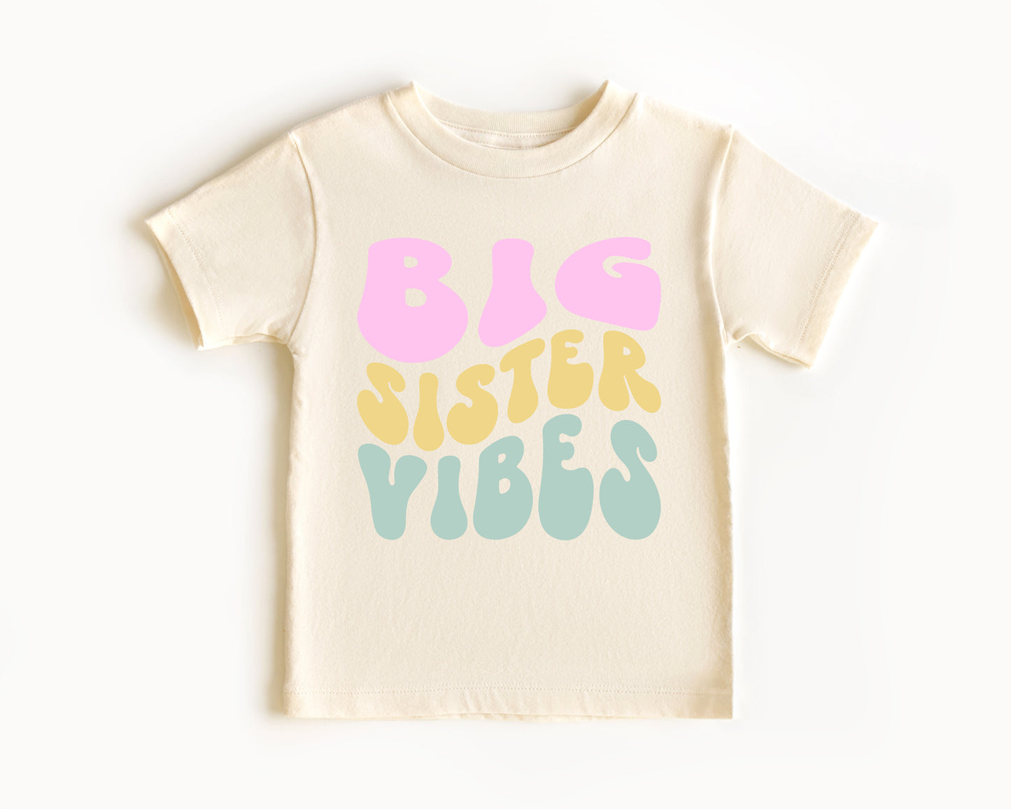 Big Sister Vibes Kids Toddler Tee