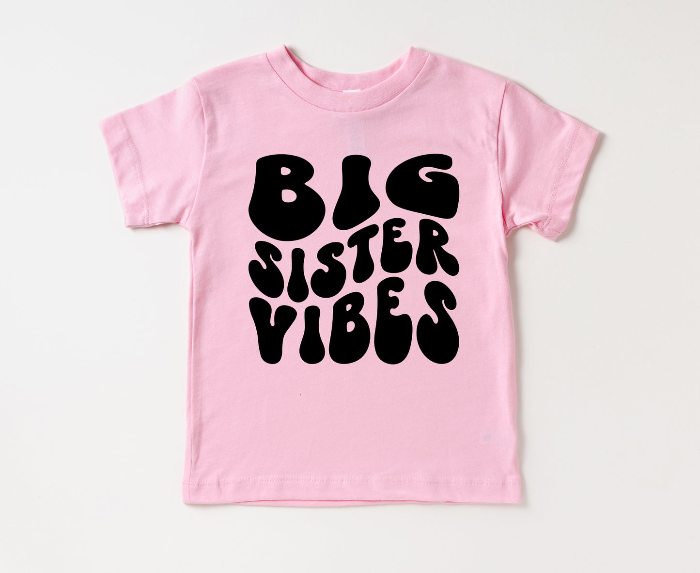 Big Sister Vibes Kids Toddler Tee