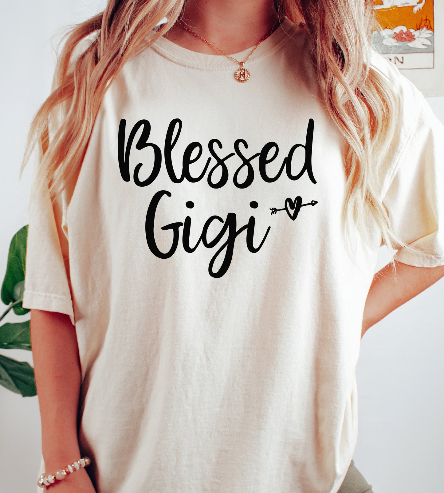 Blessed Gigi Shirt | Comfort Colors Vintage Style Gigi Shirt