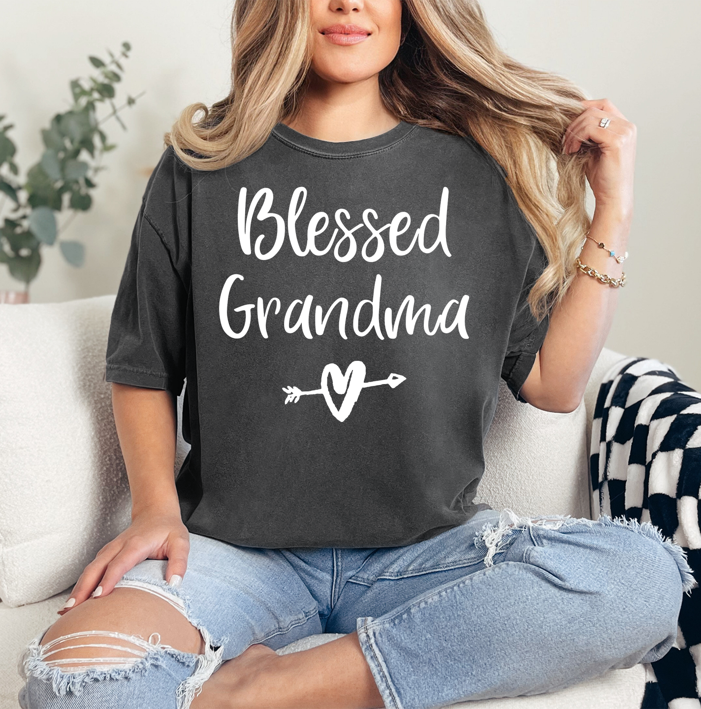 Blessed Grandma Shirt | Comfort Colors Vintage Style Grandma Shirt