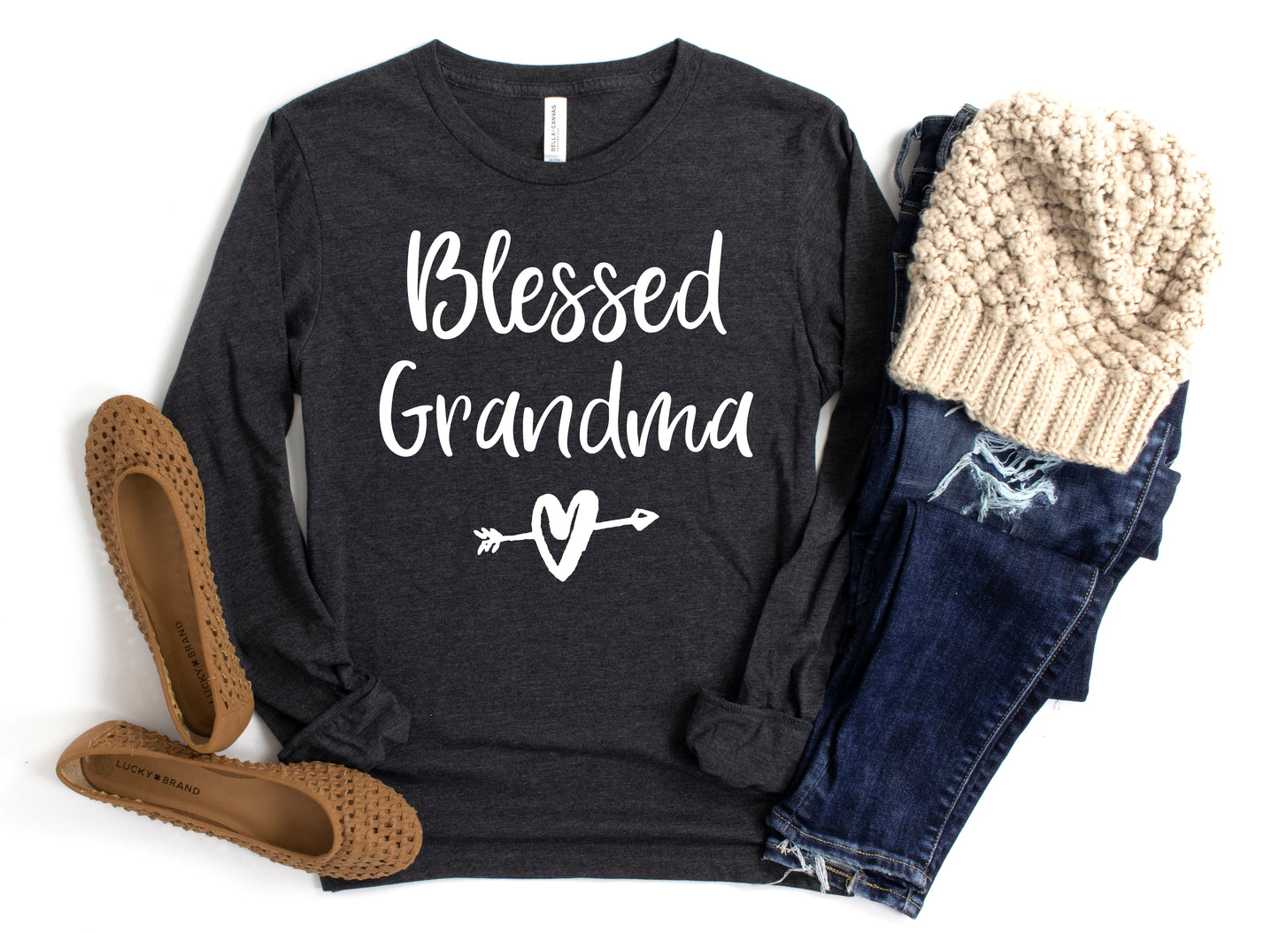 Blessed Grandma Shirt Long Sleeve | Long Sleeve Grandma Shirt