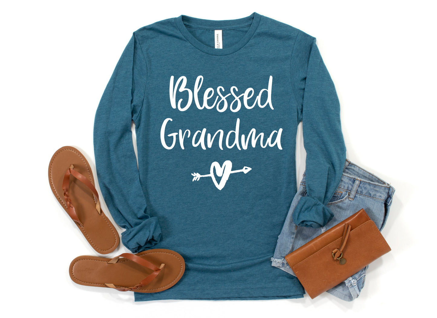 Blessed Grandma Shirt Long Sleeve | Long Sleeve Grandma Shirt