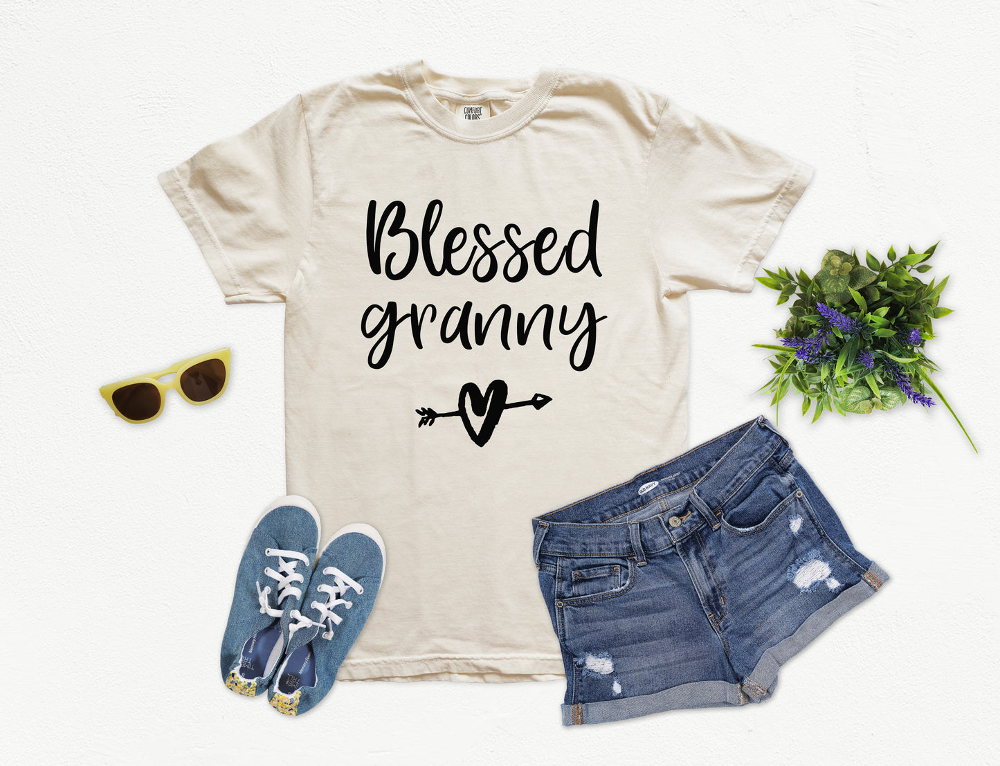 Blessed Granny Shirt | Comfort Colors Vintage Style Grandma Shirt