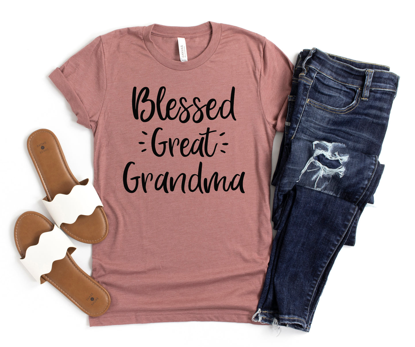 Blessed Great Grandma Shirt | Light Garment