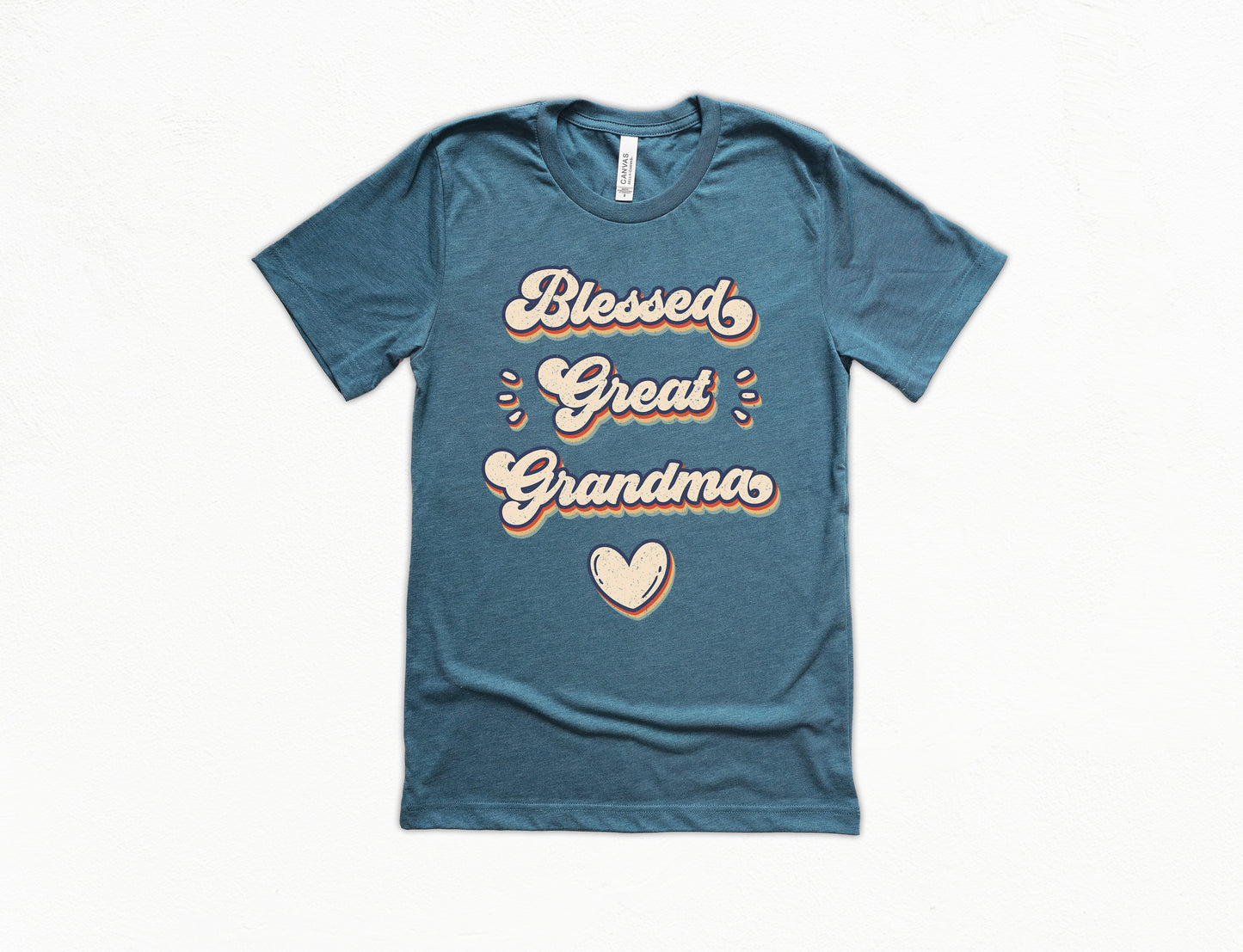 Retro Blessed Great Grandma Shirt