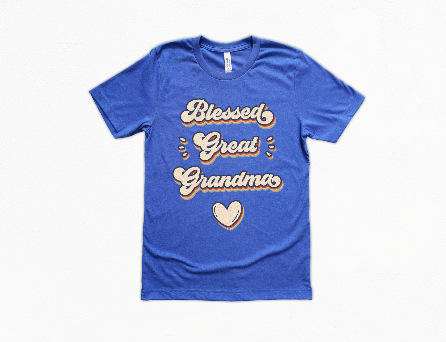 Retro Blessed Great Grandma Shirt
