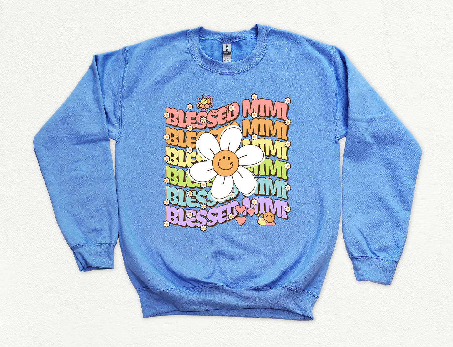 Blessed Mimi Retro Daisy Sweatshirt | Mimi Sweatshirt