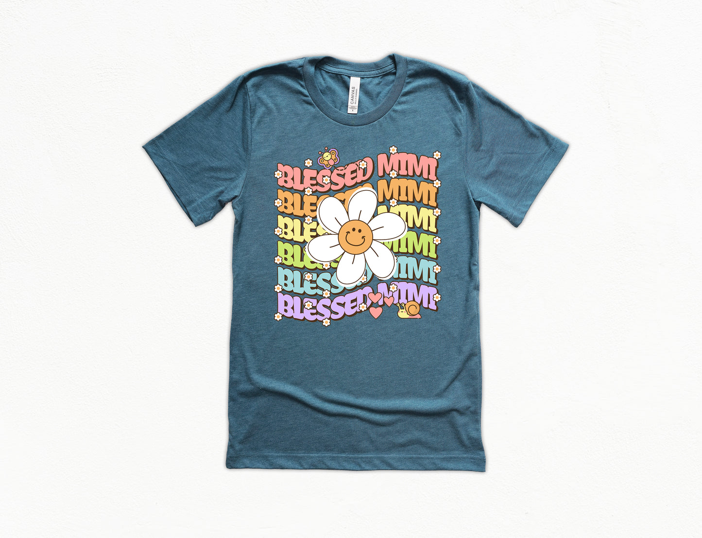 Blessed Mimi Retro Daisy Shirt | Mimi Shirt