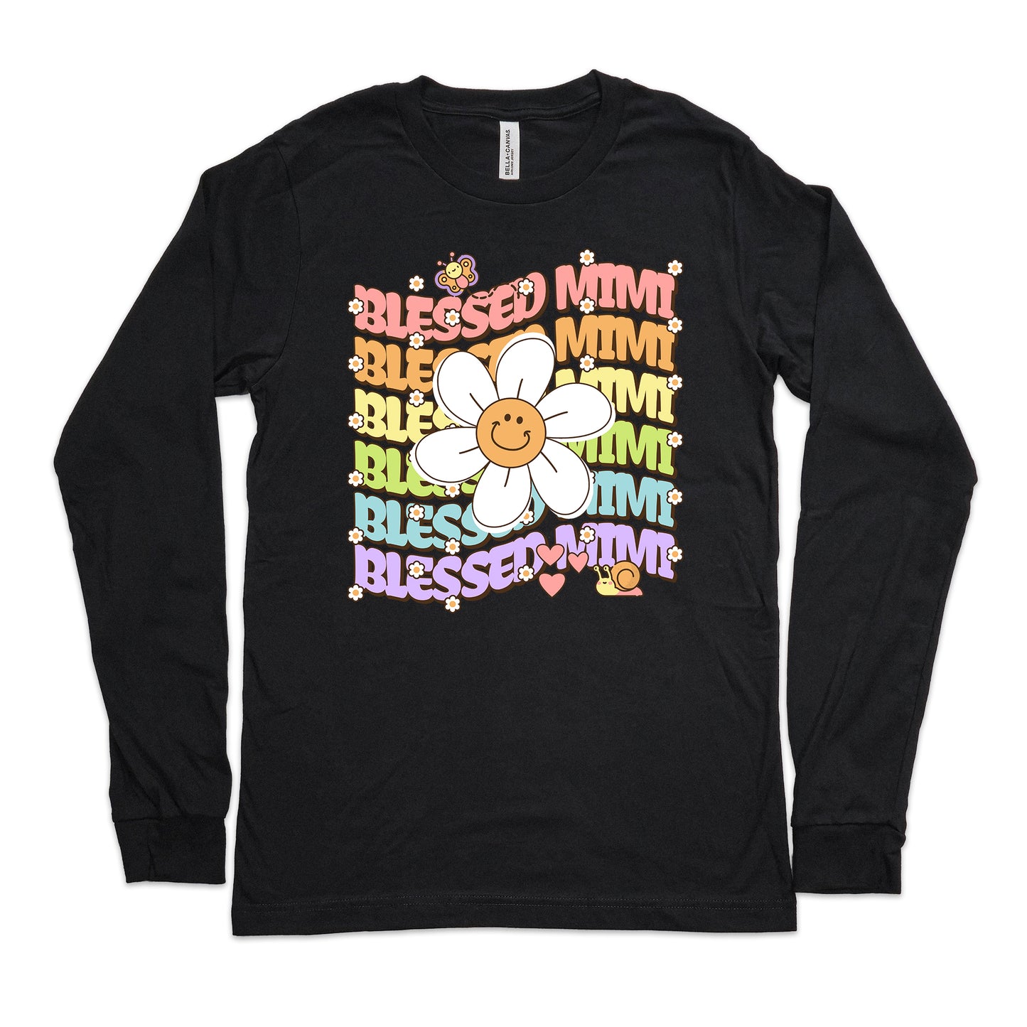 Blessed Mimi Retro Daisy Shirt Long Sleeve | Long Sleeve Mimi Shirt