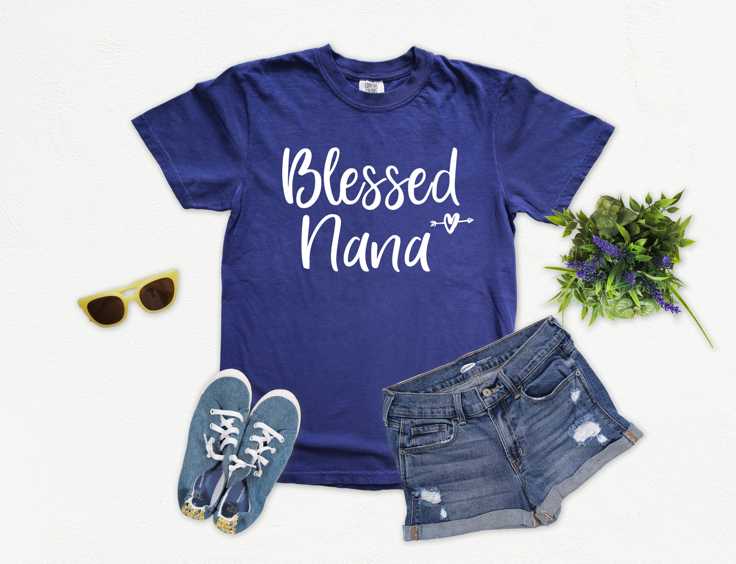 Blessed Nana Shirt | Comfort Colors Vintage Style Nana Shirt