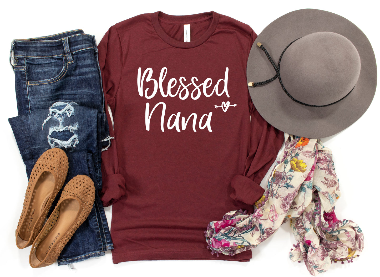 Blessed Nana Shirt Long Sleeve | Long Sleeve Nana Shirt