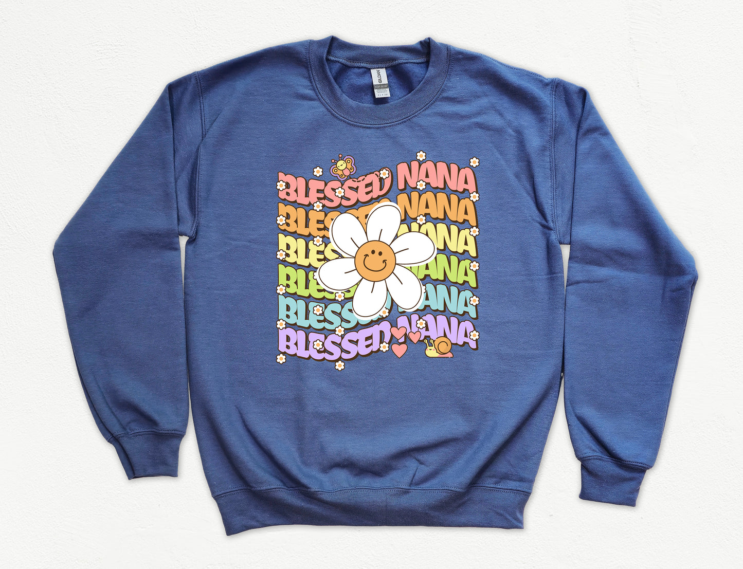 Blessed Nana Retro Daisy Sweatshirt | Nana Sweatshirt