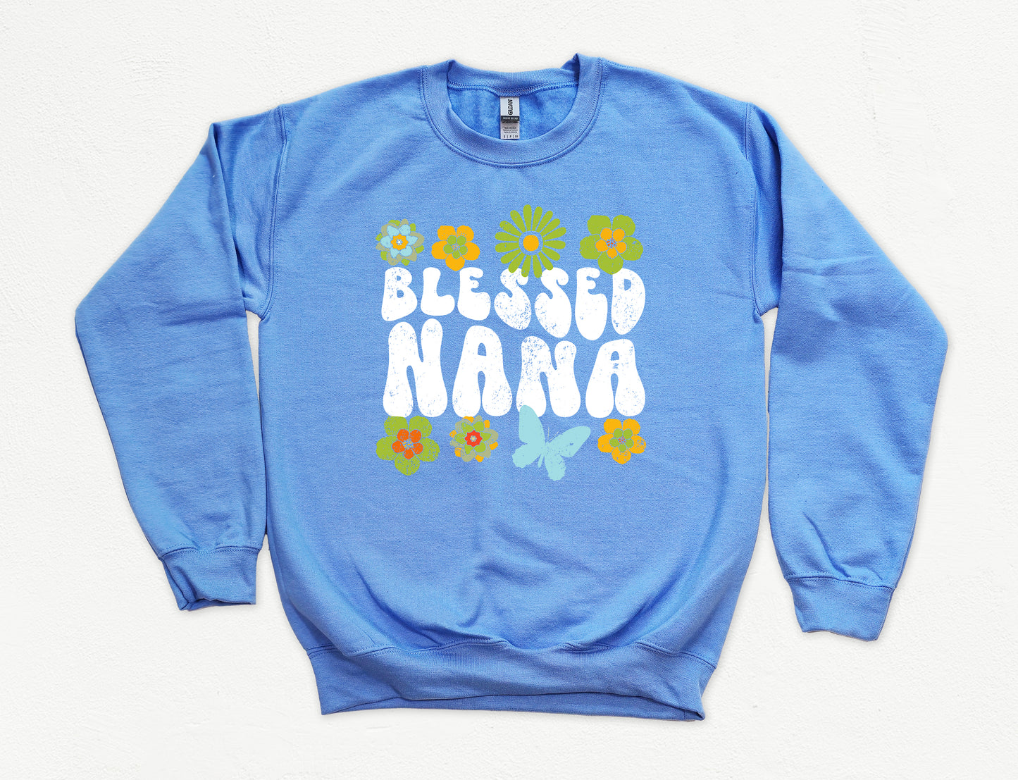 Blessed Nana Retro Flower Sweatshirt | Nana Sweatshirt