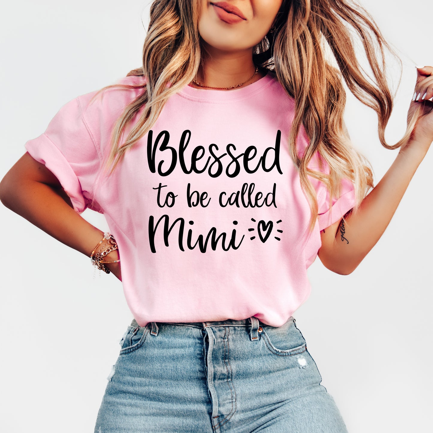 Blessed To Be Called Mimi Shirt | Comfort Colors Vintage Style Mimi Shirt