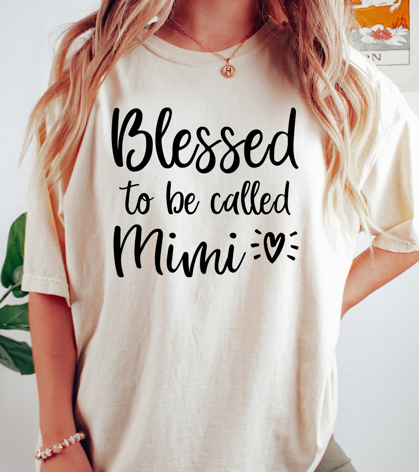 Blessed To Be Called Mimi Shirt | Comfort Colors Vintage Style Mimi Shirt