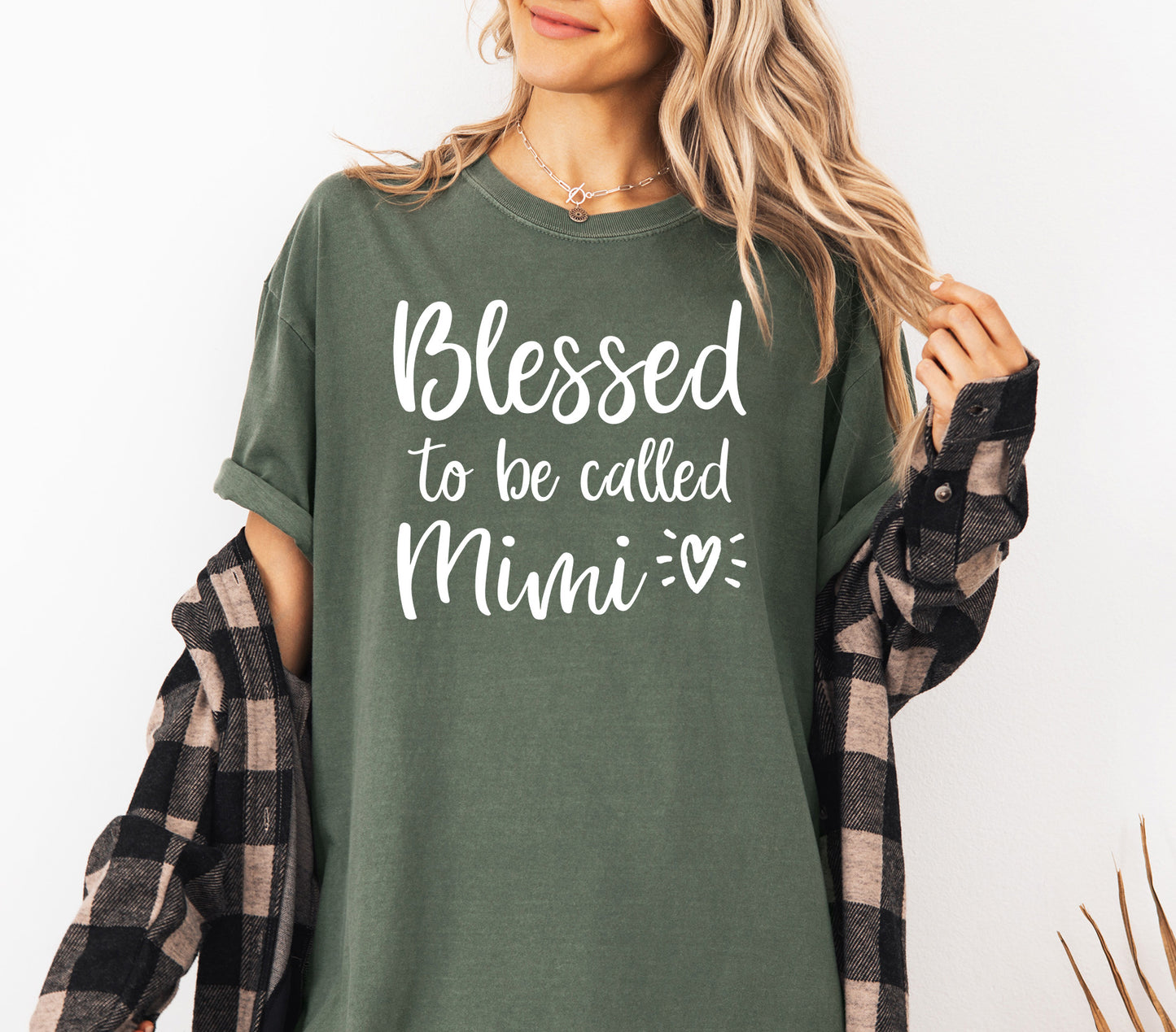 Blessed To Be Called Mimi Shirt | Comfort Colors Vintage Style Mimi Shirt