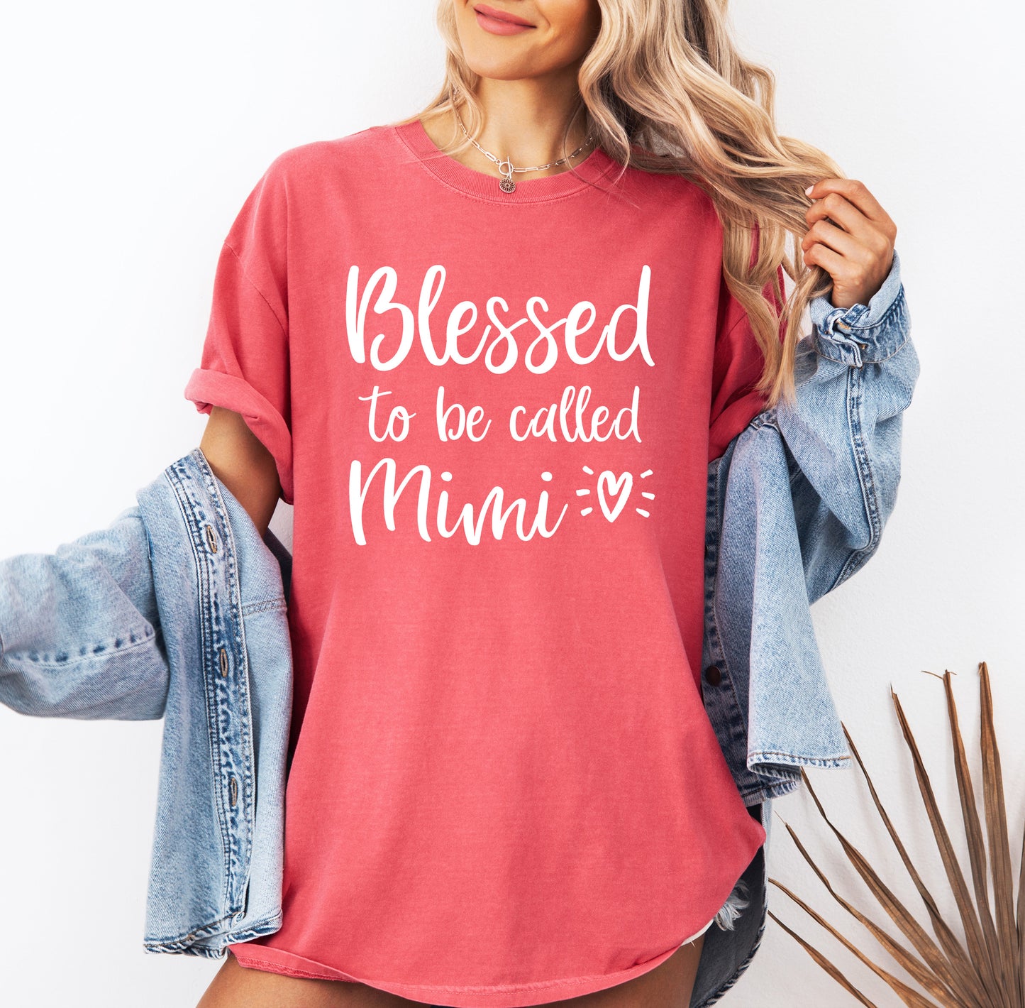 Blessed To Be Called Mimi Shirt | Comfort Colors Vintage Style Mimi Shirt