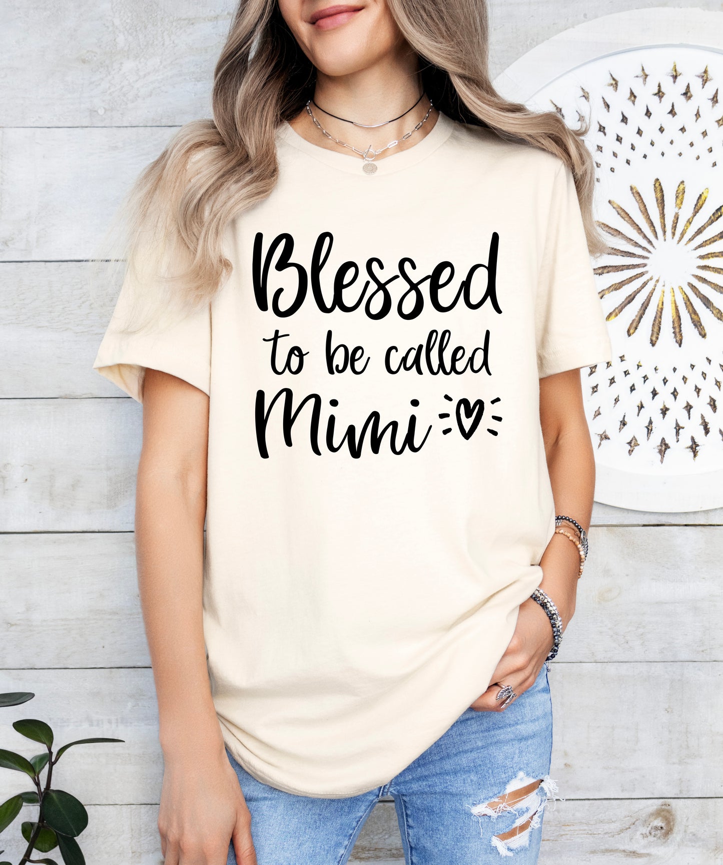 Blessed To Be Called Mimi Shirt | Light Garment