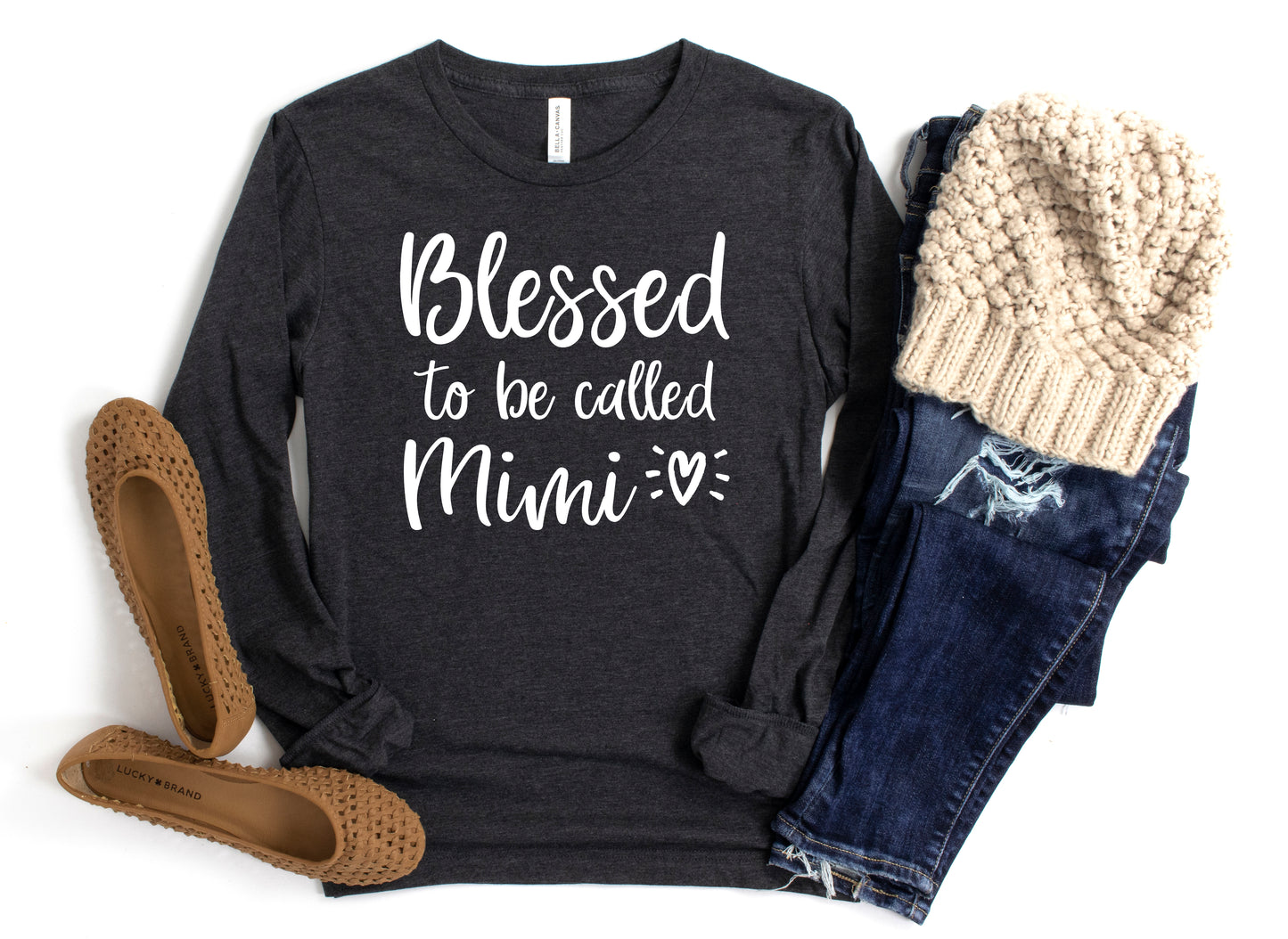 Blessed To Be Called Mimi Shirt Long Sleeve | Long Sleeve Mimi Shirt