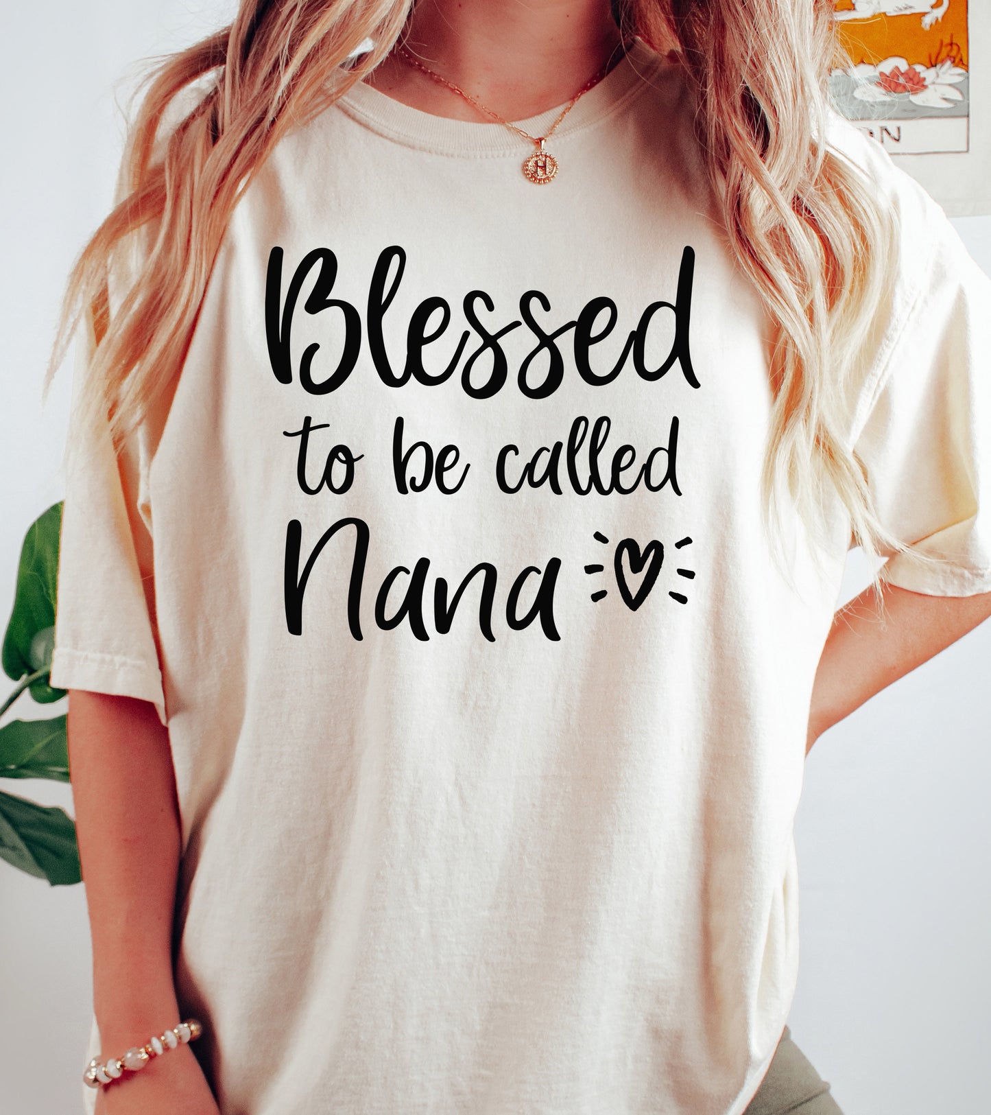 Blessed To Be Called Nana Shirt | Comfort Colors Vintage Style Nana Shirt