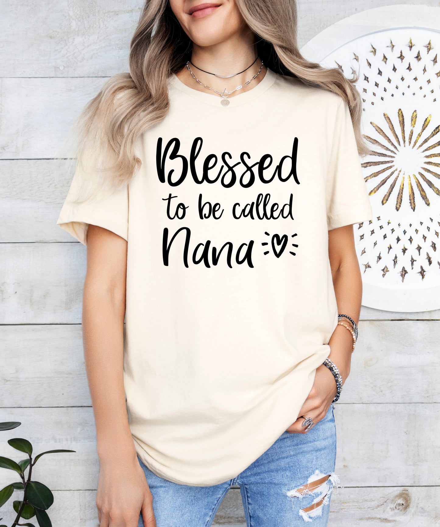 Blessed To Be Called Nana Shirt | Light Garment