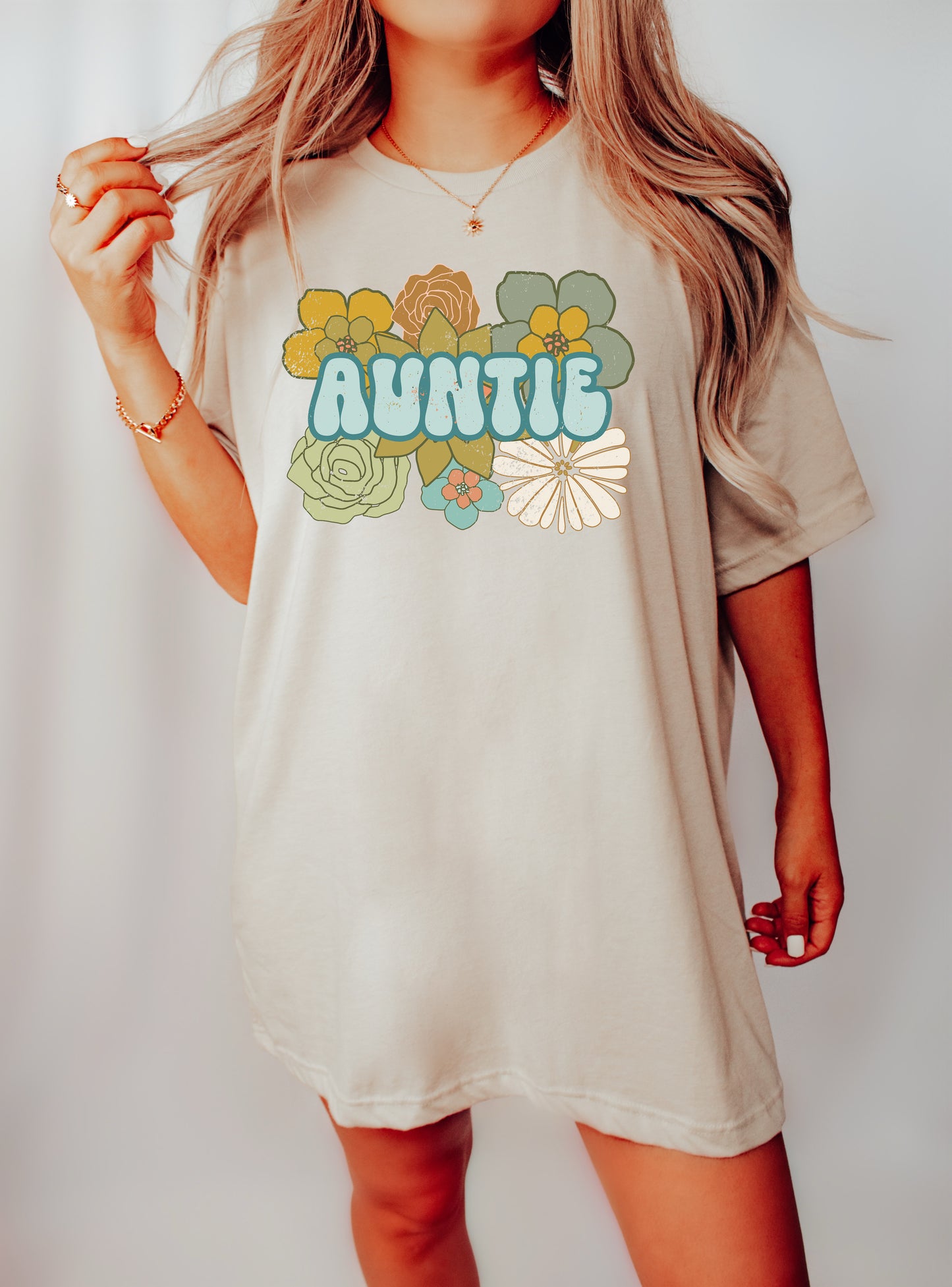 Auntie Shirt | Boho Style Aunt Shirt | Light Garments