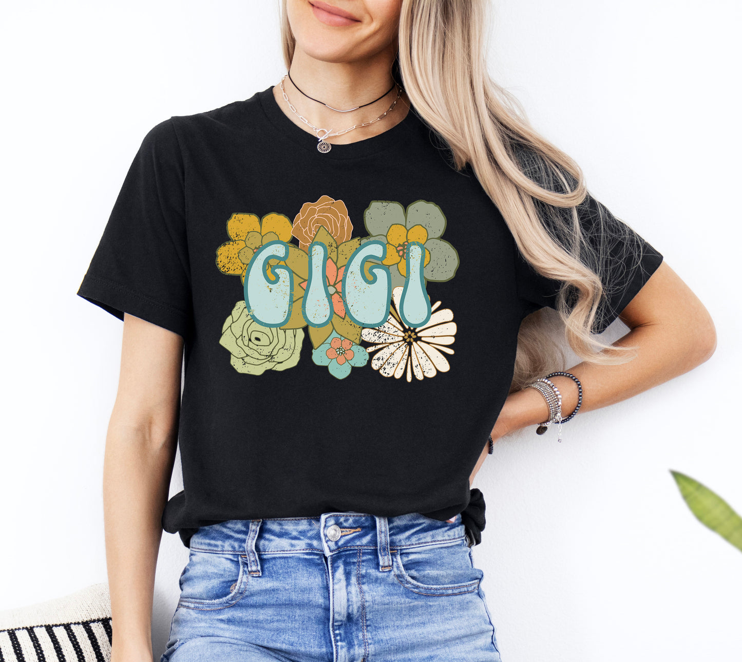 Gigi Boho Flowers Shirt | Gigi Shirt