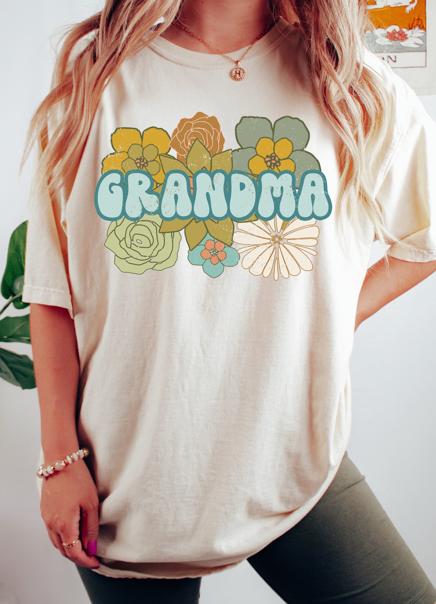 Retro BOHO Grandma Shirt | Comfort Colors Vintage Style Grandma Shirt